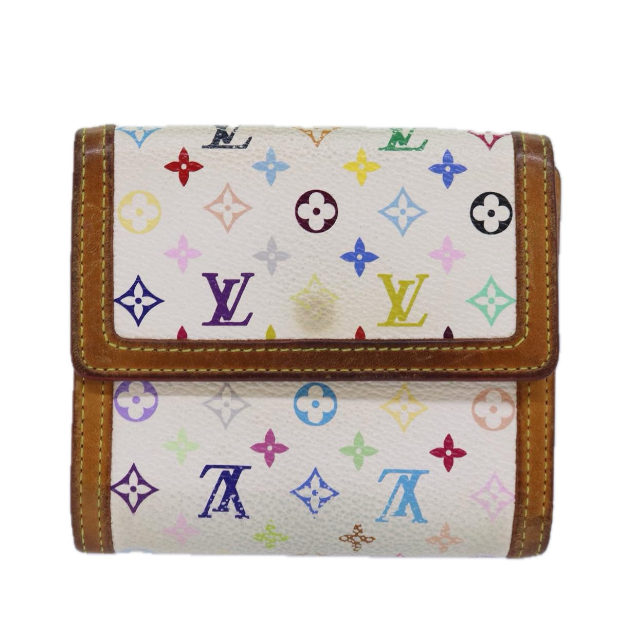 LOUIS VUITTON Multicolor Porte Monnaie Billets Cartes Credit M92983 yk13657