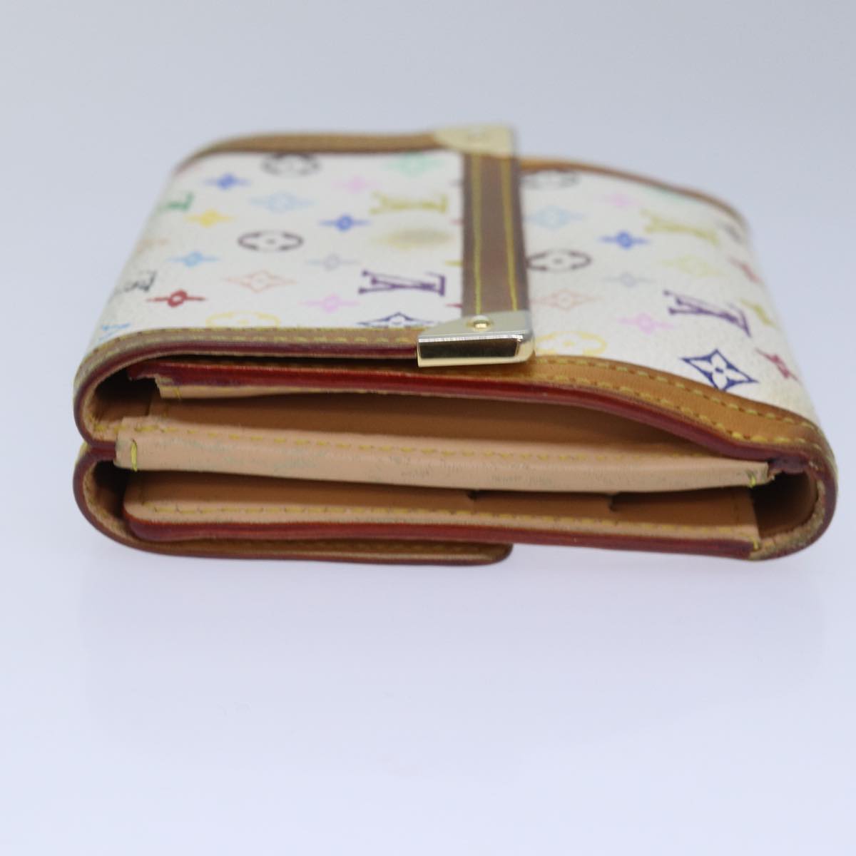 LOUIS VUITTON Multicolor Porte Monnaie Billets Cartes Credit M92983 yk13657