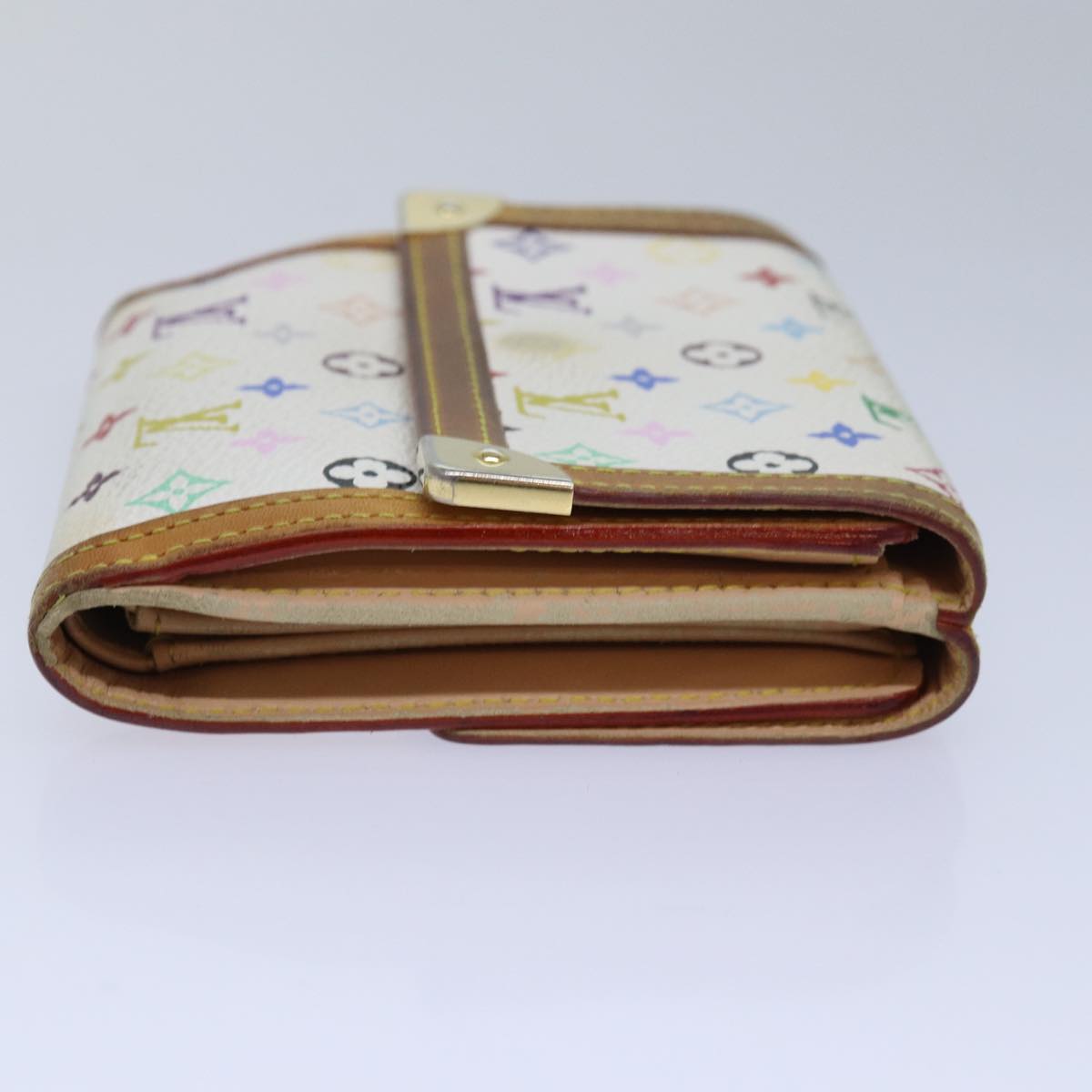 LOUIS VUITTON Multicolor Porte Monnaie Billets Cartes Credit M92983 yk13657