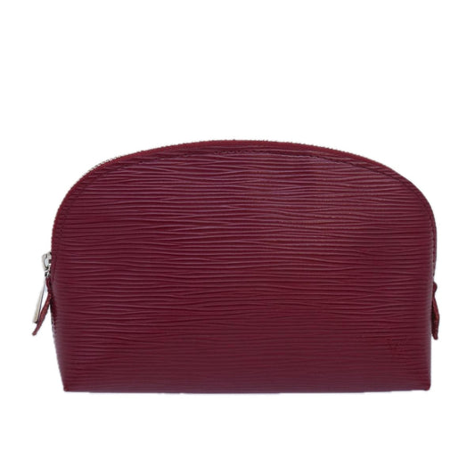 LOUIS VUITTON Epi Pochette Cosmetic PM Pouch Fuchsia M40641 LV yk13711