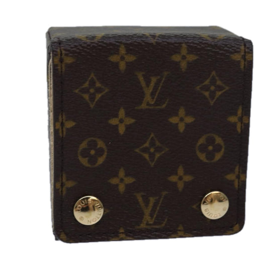 LOUIS VUITTON Monogram Jewelry Case LV yk13734