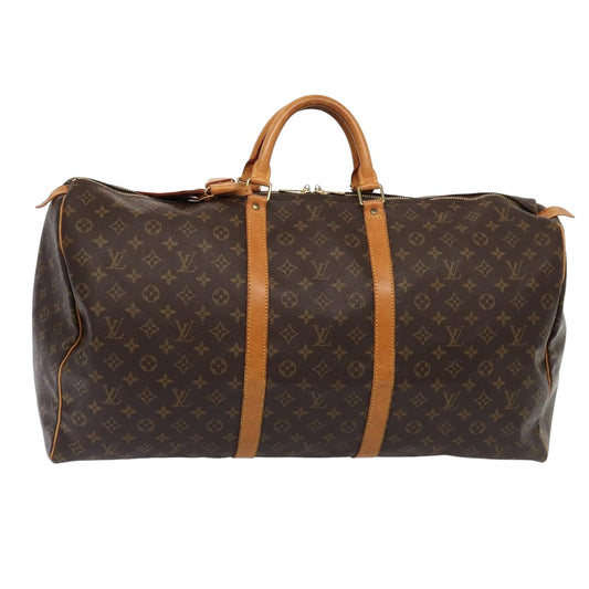 LOUIS VUITTON Monogram Keepall 60 Boston Bag M41422 LV yk13750