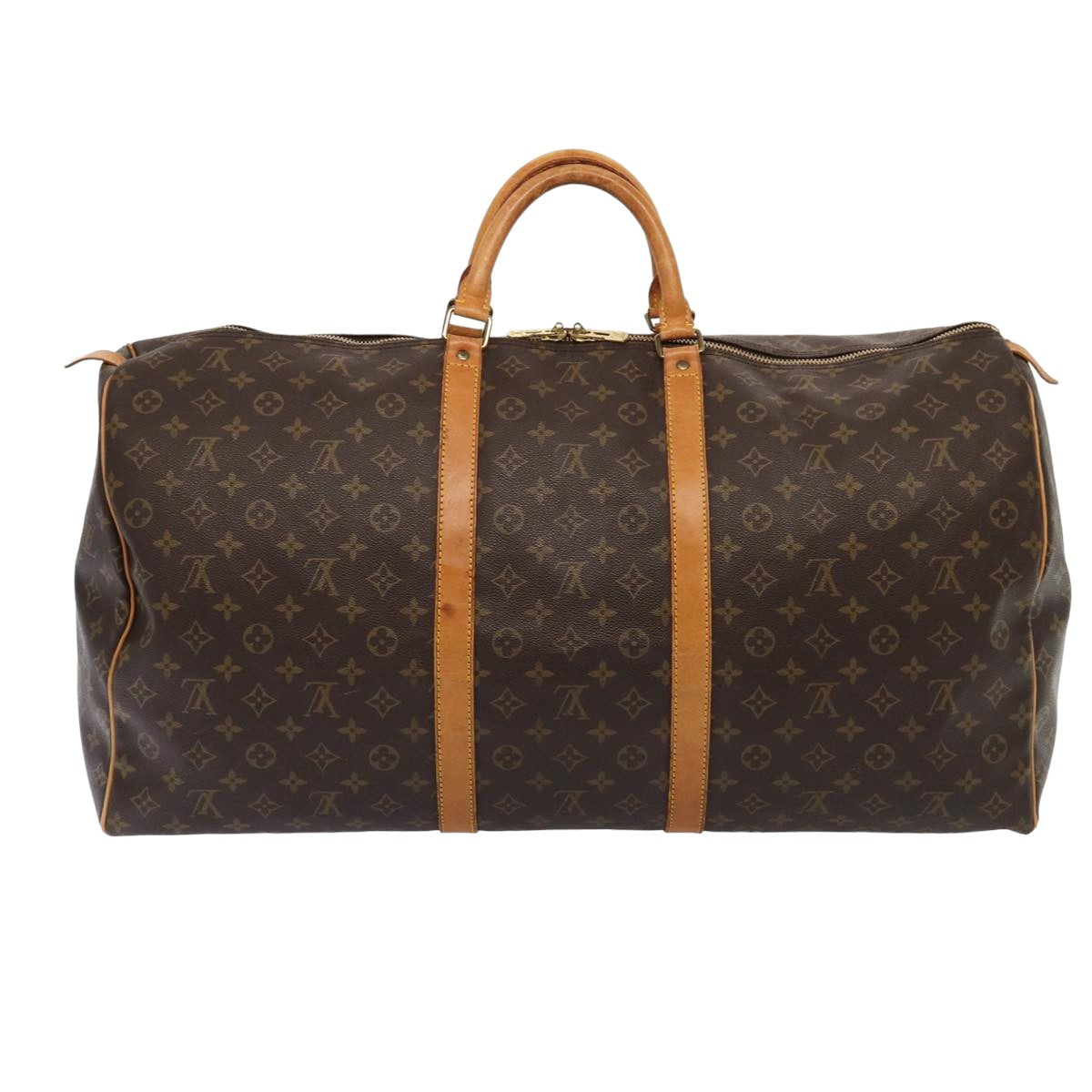 LOUIS VUITTON Monogram Keepall 60 Boston Bag M41422 LV yk13750