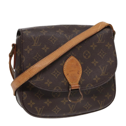 LOUIS VUITTON Monogram Saint Cloud GM Shoulder Bag M51242 LV yk13835