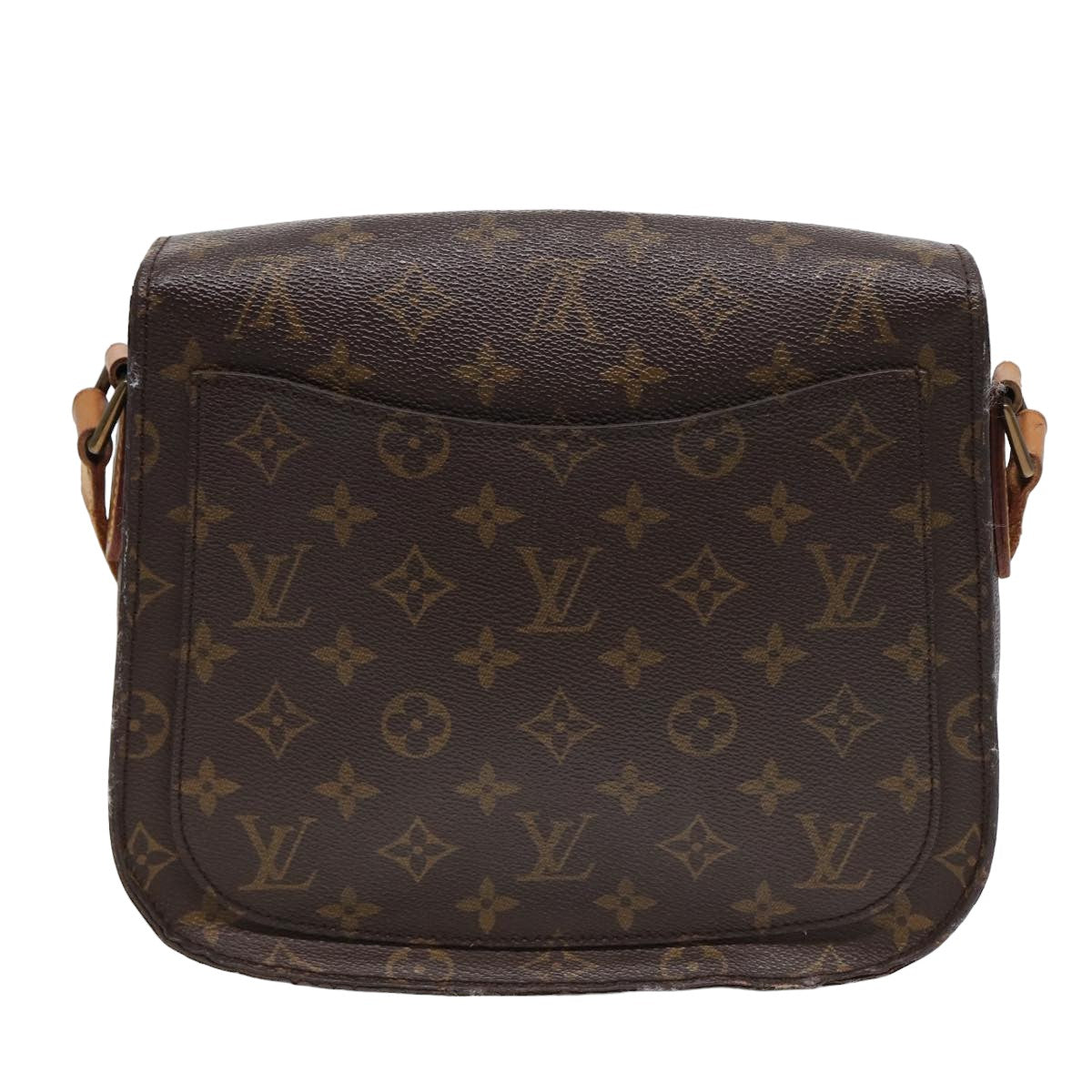 LOUIS VUITTON Monogram Saint Cloud GM Shoulder Bag M51242 LV yk13835