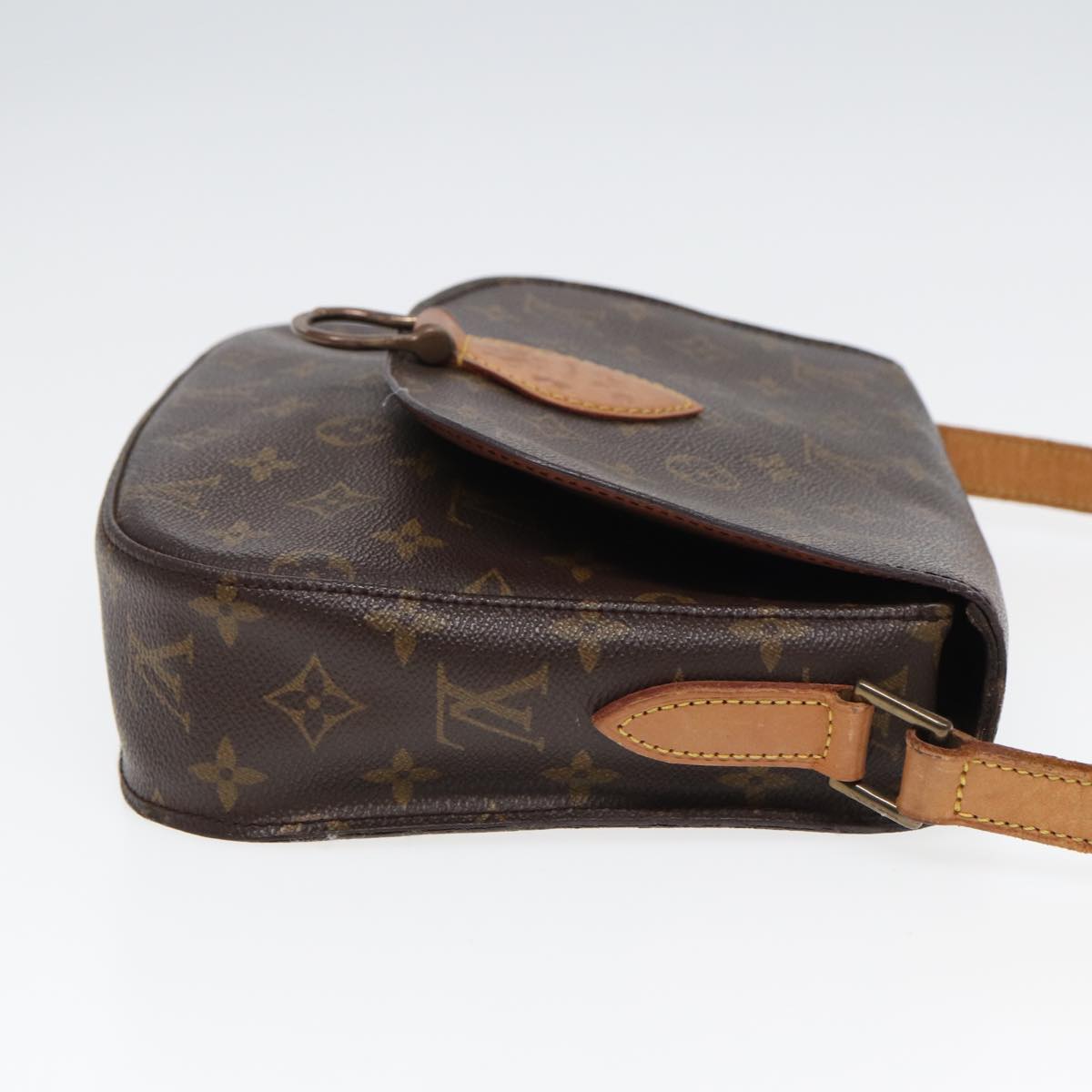 LOUIS VUITTON Monogram Saint Cloud GM Shoulder Bag M51242 LV yk13835