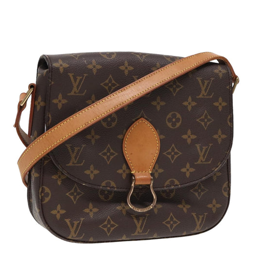 LOUIS VUITTON Monogram Saint Cloud GM Shoulder Bag M51242 LV yk13842