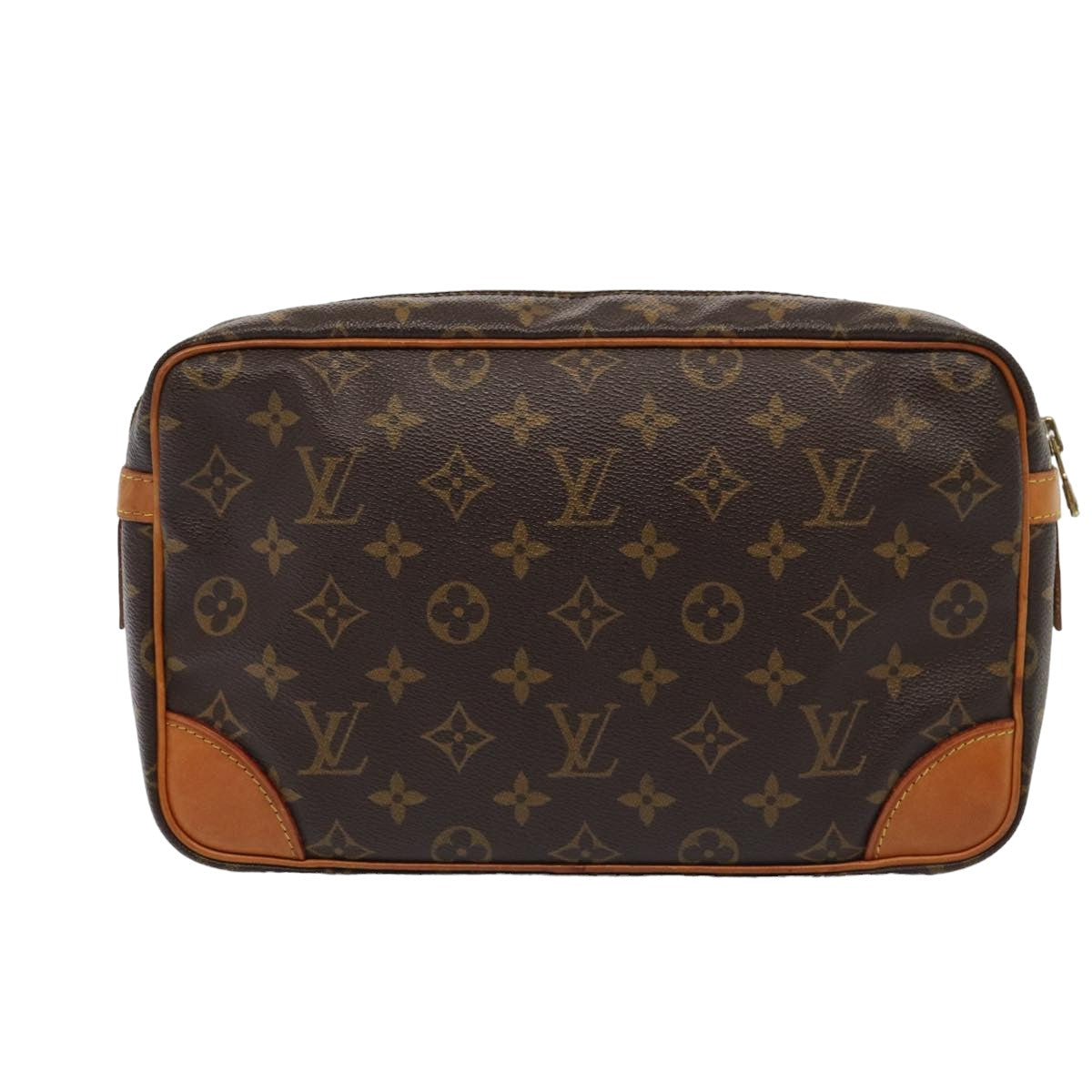 LOUIS VUITTON Monogram Compiegne 28 Clutch Bag M51845 LV yk13843