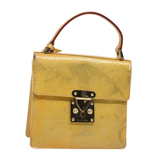 LOUIS VUITTON Monogram Vernis Spring street Hand Bag Gris M91029 LV yk13844