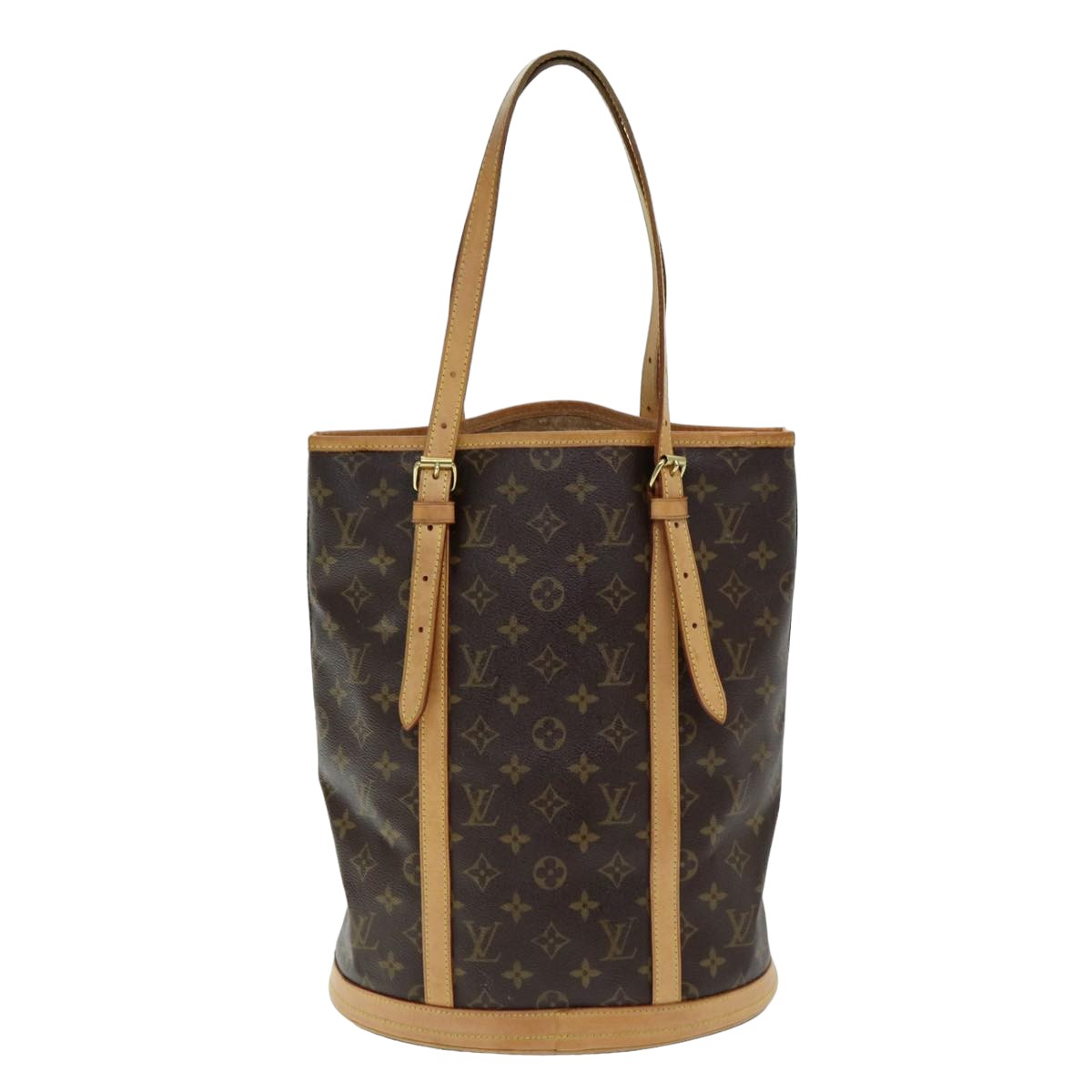 LOUIS VUITTON Monogram Bucket GM Shoulder Bag M42236 LV yk13851