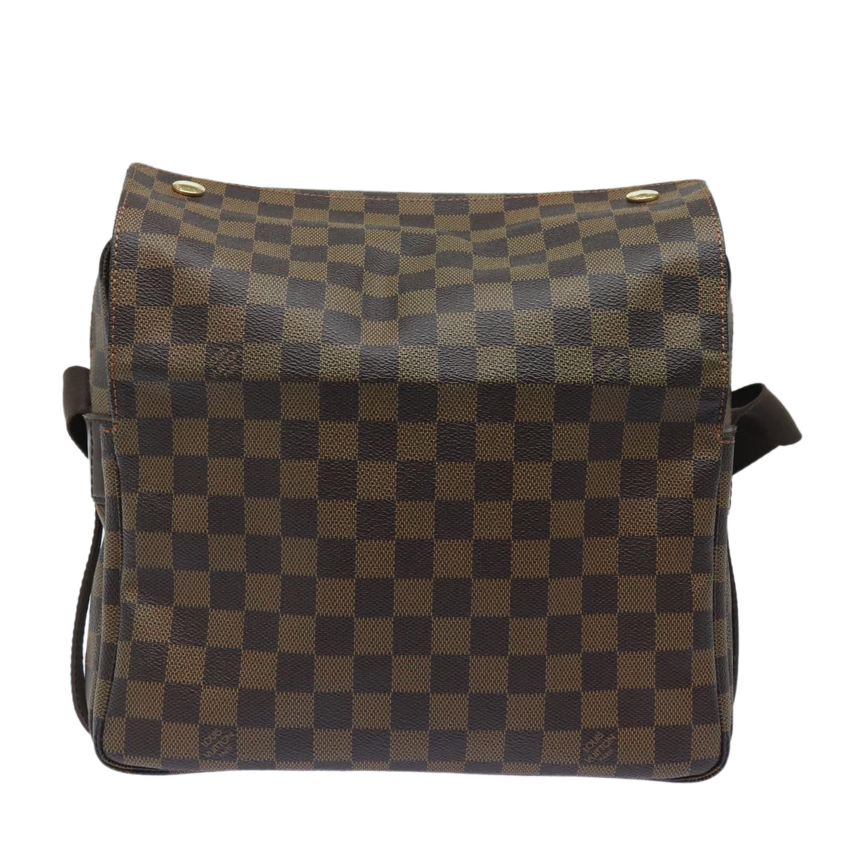 LOUIS VUITTON Damier Ebene Naviglio Shoulder Bag N45255 LV yk13865