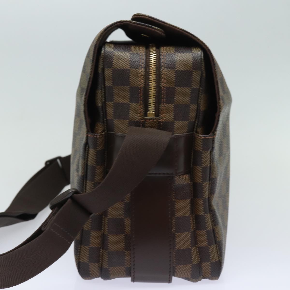 LOUIS VUITTON Damier Ebene Naviglio Shoulder Bag N45255 LV yk13865