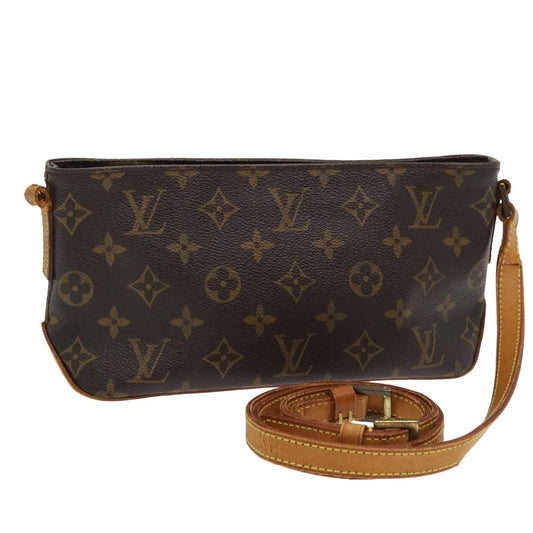 LOUIS VUITTON Monogram Trotteur Shoulder Bag M51240 LV yk13883