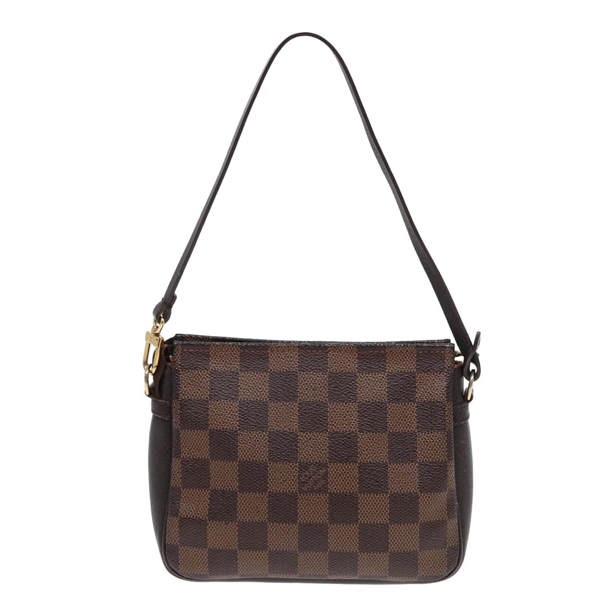 LOUIS VUITTON Damier Ebene Trousse Make Up Pouch N51982 LV yk13888