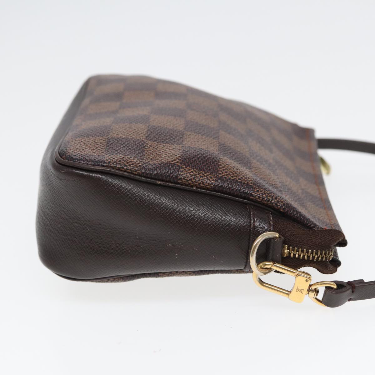 LOUIS VUITTON Damier Ebene Trousse Make Up Pouch N51982 LV yk13888