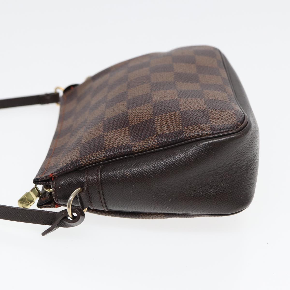 LOUIS VUITTON Damier Ebene Trousse Make Up Pouch N51982 LV yk13888