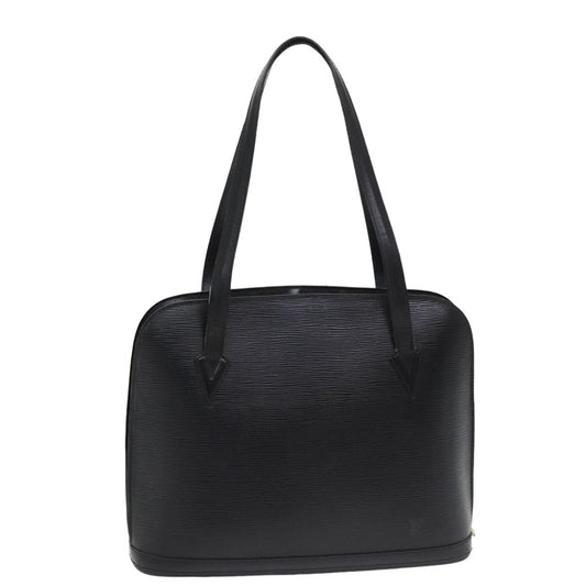 LOUIS VUITTON Epi Lussac Shoulder Bag Black M52282 LV yk13893